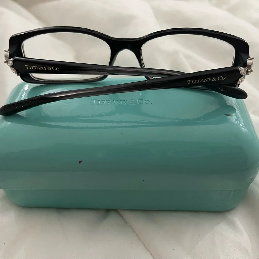 Tiffany and Co. Victoria Square All Black Eye Glasses TF2043-B 8128 52–16
